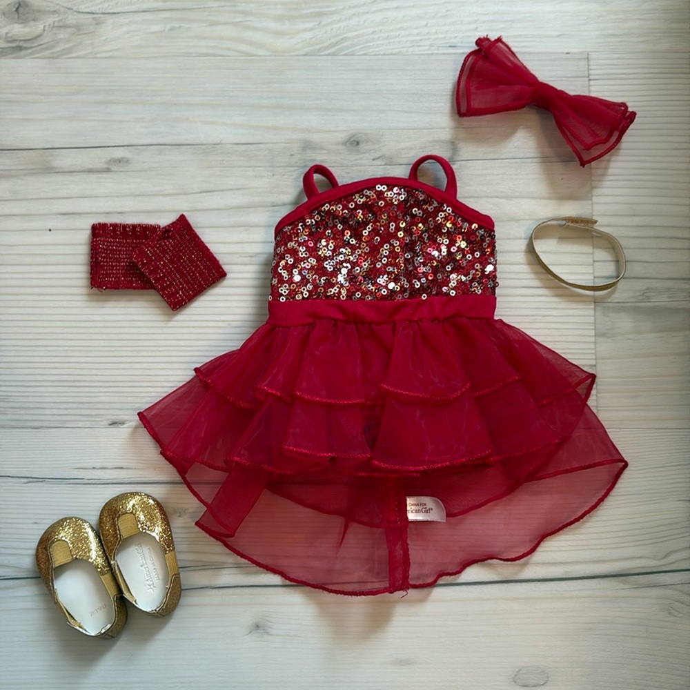 American Girl Sparkly Jazz Outfit COMPLETE
